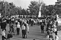 Геленджик, митинг у памятника Лермонтову, 1961 год